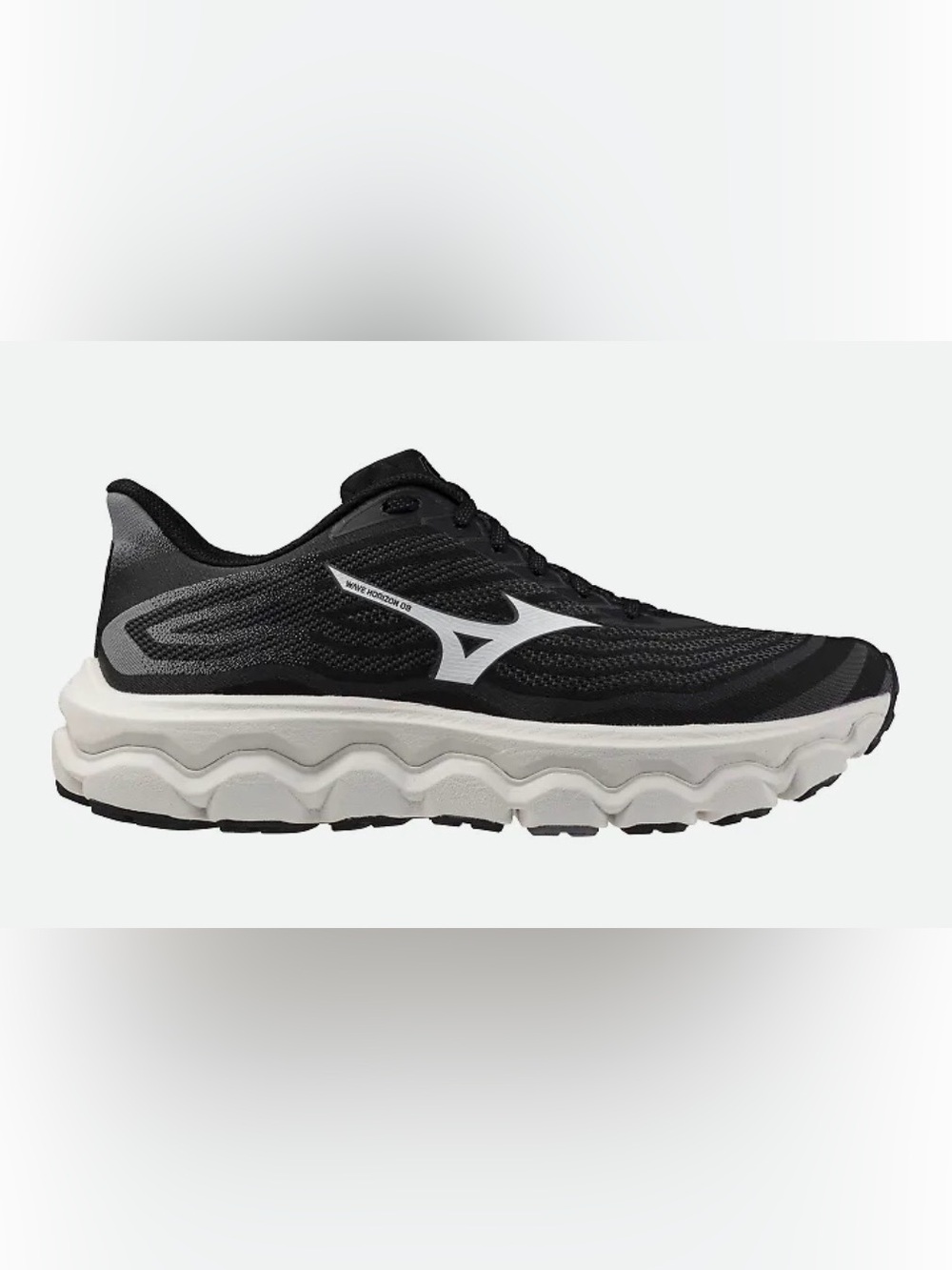Mizuno Wave Horizon 8 Men's Size 9 Running Shoes New In Box Black
